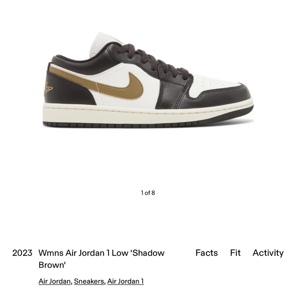 Air Jordan 1 Low Shadow Brown / Brown Kelp